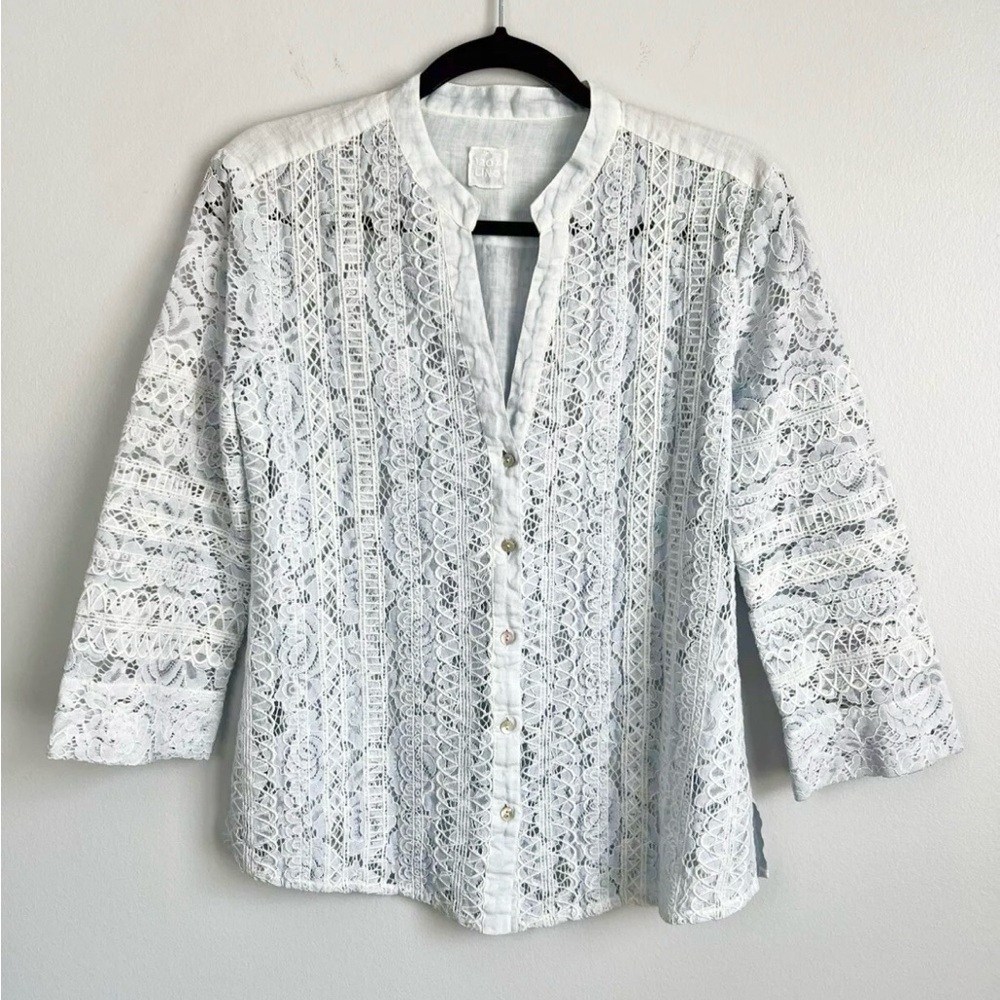 Elegant White Lace Blouse